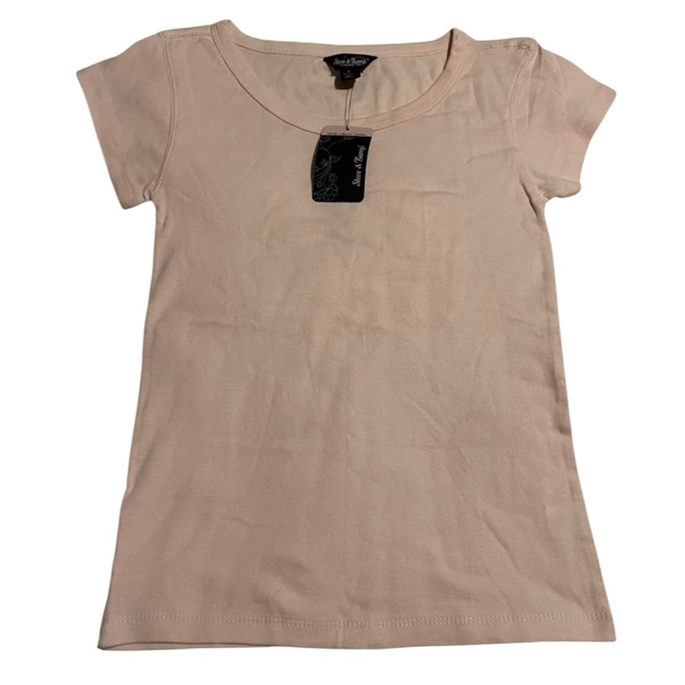 Steve & Barry’s - size Large - Light pink basic T - NWT